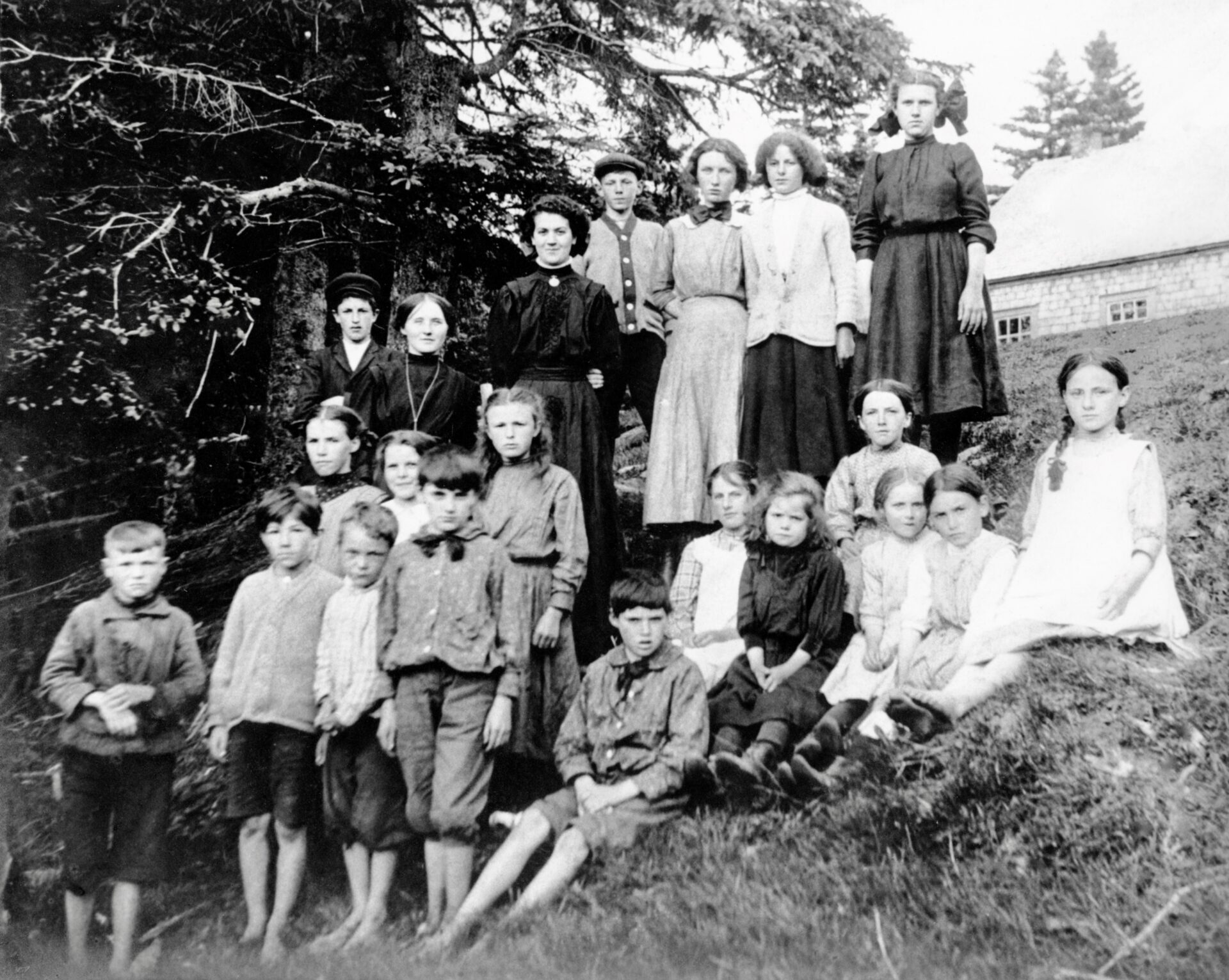 Students at the School House